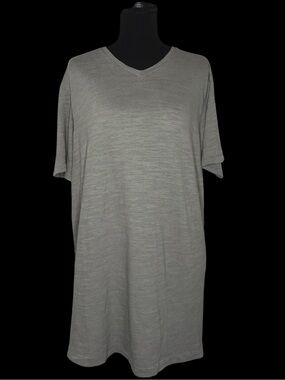 rag & bone Women's Mini Tee-Shirt Dress - Light Gray